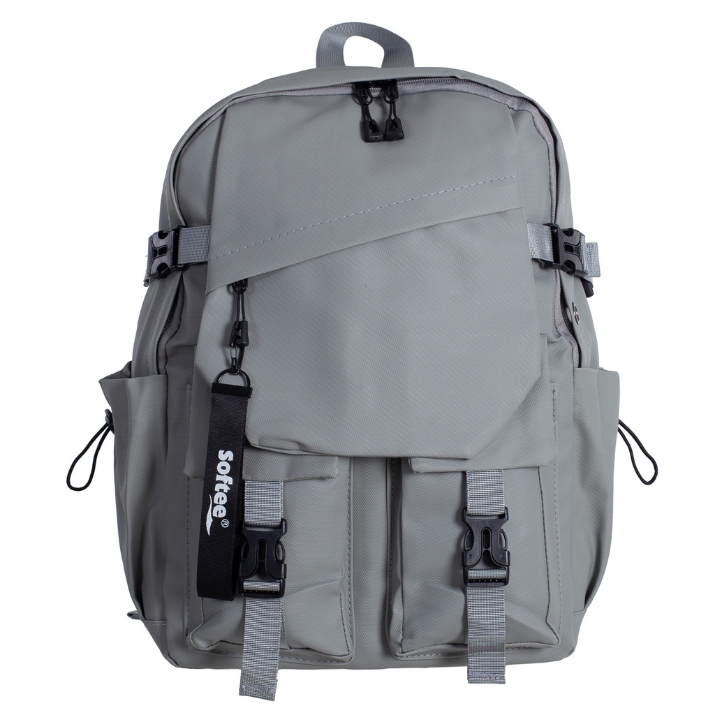 MOCHILA LINEAL GRIS