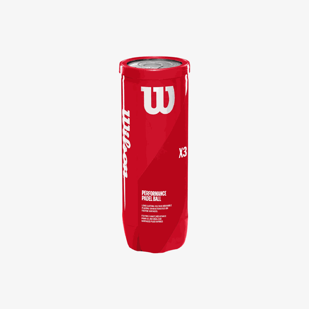 BOTE 3 PELOTAS PÁDEL WILSON X3 BALL CAN