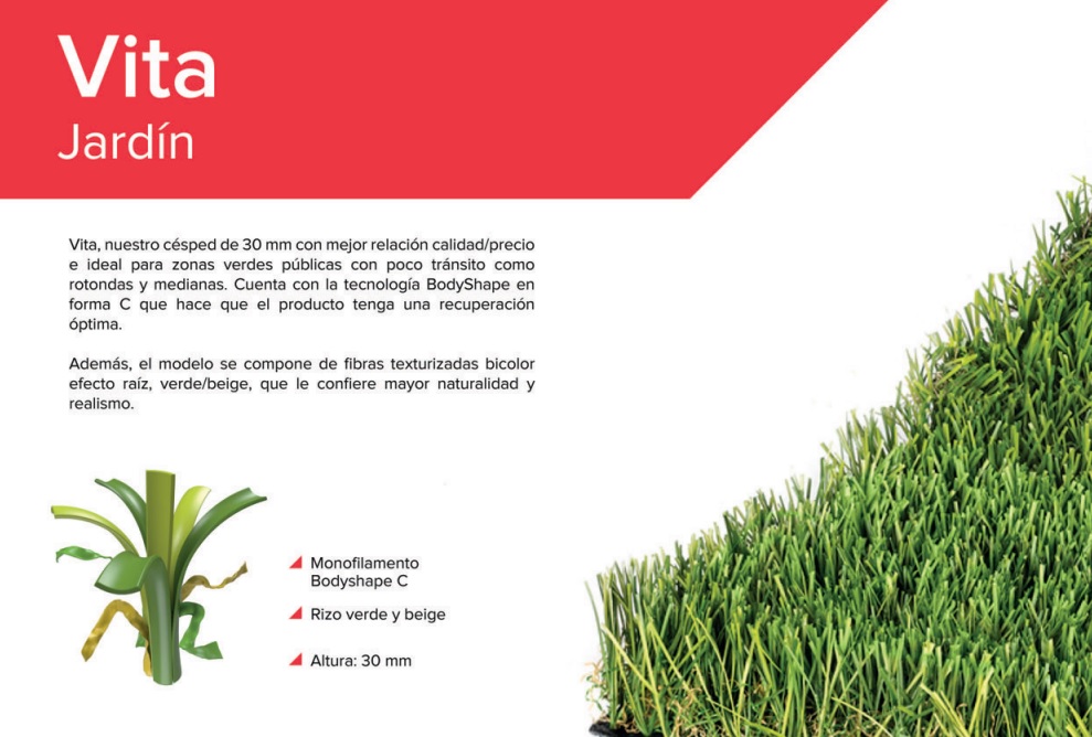 (M2) GRAMA SINTETICA VITA 30 mm