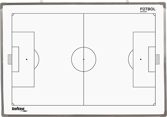 PIZARRA MAGNÉTICA CERCO DE ALUMINIO 60 X 90 CM FUTBOL