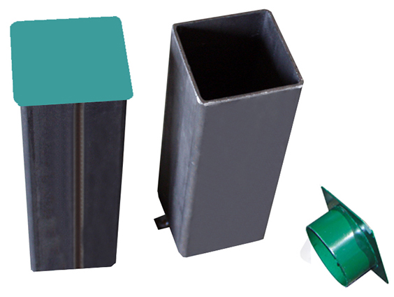 JUEGO BOTES PARA POSTES METALICOS CUADRADOS