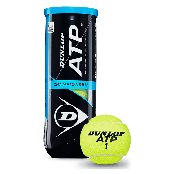 BOTE 3 PELOTAS TENIS DUNLOP ATP CHAMPIONSHIP