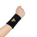 PACK VIBOR-A 2 MUÑEQUERAS 12 CM NEGRO