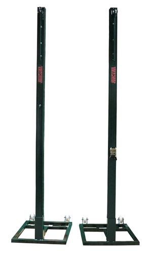 [0012436] JUEGO POSTES VOLEIBOL METALICOS CUADRADOS 80 X 80 MM TRASLADABLES