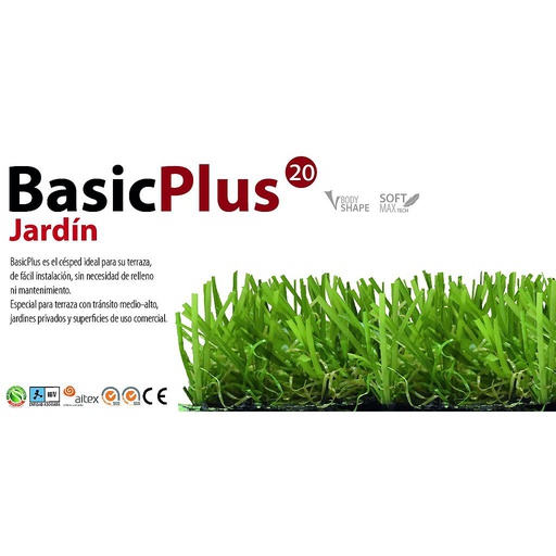 [SE003705] (M2) GRAMA SINTETICA BASIC PLUS 20 mm